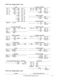 Accounting Chapter 4 Homework provided in Chapters 2 and 3 for Crystal Clear Cleaning