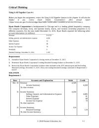 Accounting Chapter 4 Homework Expansion costs have brought the current ratio down to