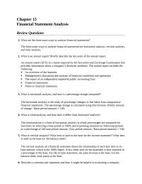 Accounting Chapter 15 Homework Earnings Per Share measures The Amount Company’s Net