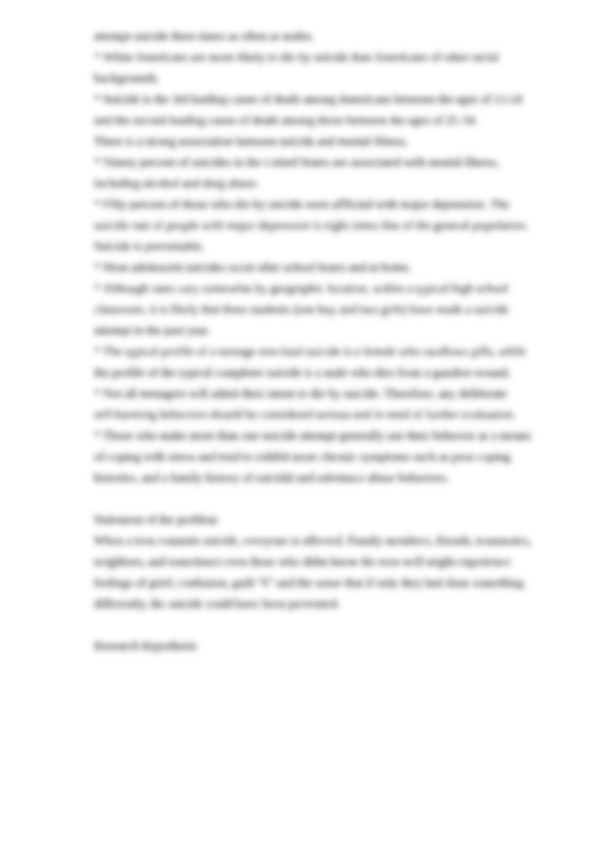 Hypothesis teen suicide 04 picture