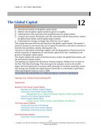 978-1259578113 Chapter 12 Lecture Notes