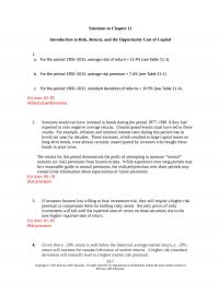 978-1259722615 Chapter 11 Solution Manual
