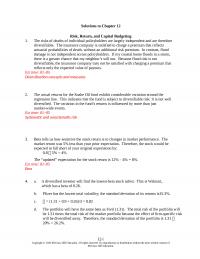 978-1259722615 Chapter 12 Solution Manual Part 1