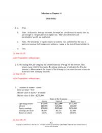 978-1259722615 Chapter 16 Solution Manual Part 1