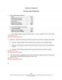 978-1259722615 Chapter 20 Solution Manual