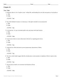 Chapter 1 Name Class Date Chapter