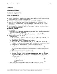 Chapter 6 Homework The Real Present value Formula Is 10 where The Terms