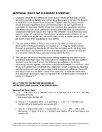 Chapter 6 Homework From That Equation We can Some Algebra See