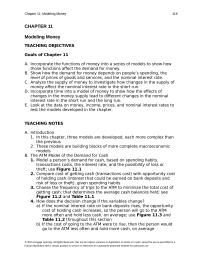 Chapter 11 Homework Higher Money Demand Expansions Leads Higher Nominal