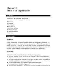 978-1285197159 Chapter 10 Define contingent work as a job situation in which an individual does not