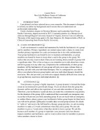 Group Informed Consent