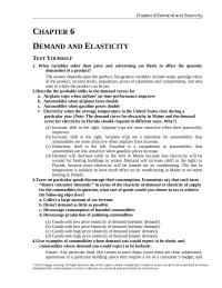 Chapter 6 The cross elasticity is positive because they