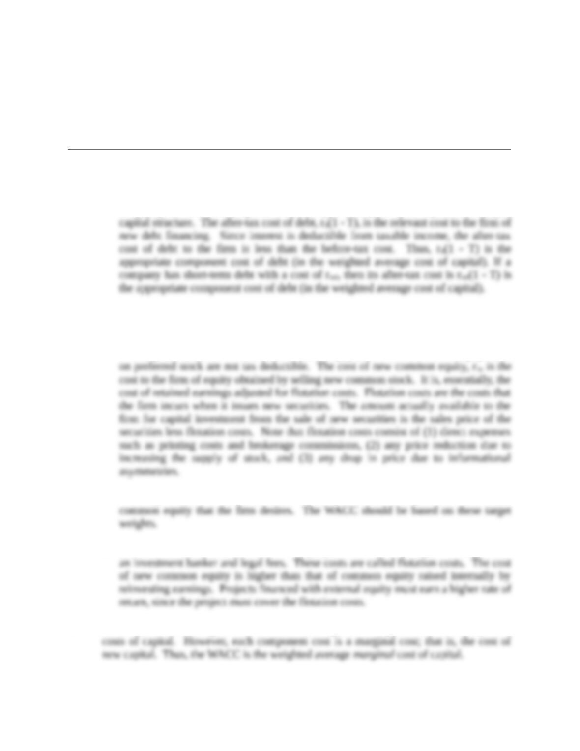 Nike cost of capital case chegg picture