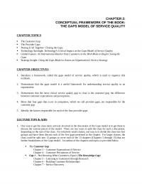 978-0078112102 Chapter 2 What Are The Four Provider Gaps