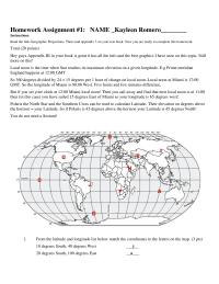 Homework Homework Assignment 1