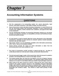 978-0077862275 Chapter 7 Solution Manual Part 1