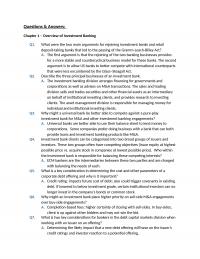 978-0128047231 Chapter Chapter 1 Overview of Investment Banking