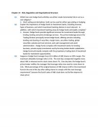 978-0128047231 Chapter Chapter 14 Risk Regulation and Organizational Structure