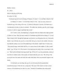English essay Adamo 1Matthew