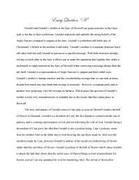 Beowulf Analysis/Essay Answers