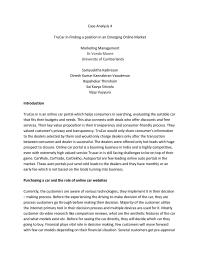 Marketing management Case