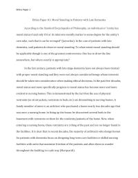 Moral Standing in Patients with Late Dementia