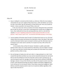 Business Law Homework #4
