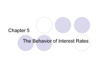 Money banking Chapter 5 The