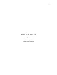 Operation Management 1Business