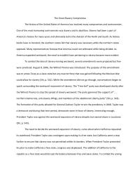 The Great Slavery Compromise