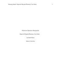 Hopewell Hospital Case Study