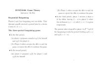 game theory 1