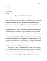 mindfulness in schools