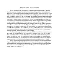 Food Label Essay