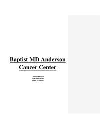 Baptist MD Anderson