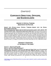 978-1285770178 Solution Manual BL ComLaw 1e SM-Ch05