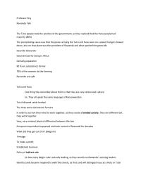 History Notes Professor