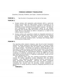 978-1111823450 Solutions to Foreign Currency Translation Solution Manual Part 2