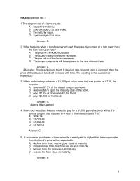 Finance Practice Problems