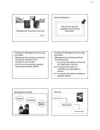 Management Accounting Topic 1