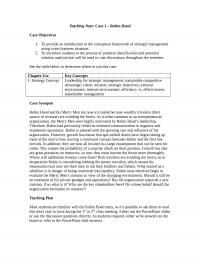 978-1259278211 Case 1 Solution Manual