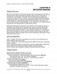978-1260152616 Chapter 8 Solution Manual