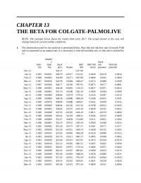 978-1260153590 Chapter 13 Case Solutions