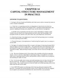 978-1337090582 Chapter 14 Solution Manual Part 1