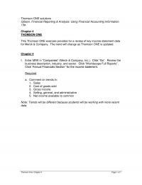 978-1133188797 Chapter 4 Thomson ONE Solution
