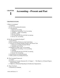 Accounting Chapter 1 Homework Use Exercise 15 Generate Discussion About The