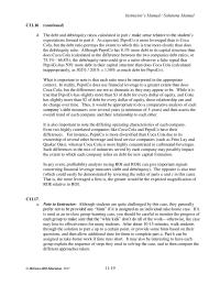 Accounting Chapter 11 Homework January 2017 Net Income For The Year