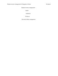 Human resource Human resource