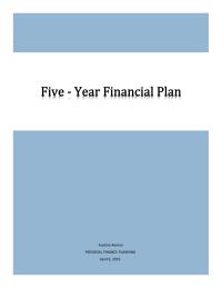 Five-year Financial Plan
