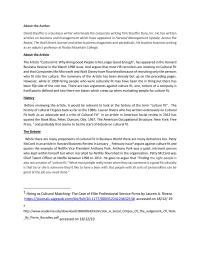 Article “Cultural Fit: Why Hiring Good People Is No Longer Good Enough”,